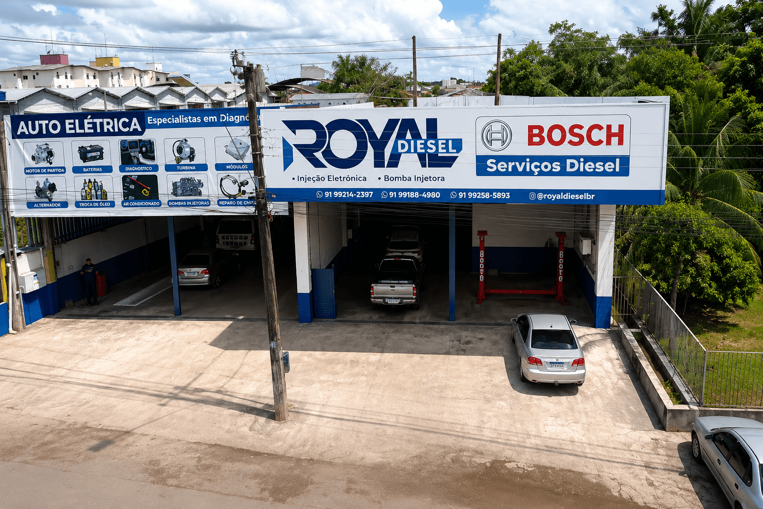 Fachada da Royal Diesel