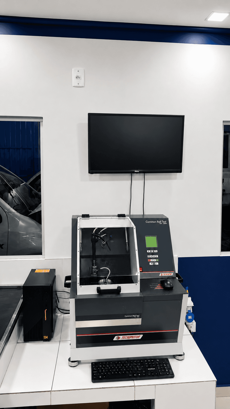 Teste técnico common rail na Royal Diesel